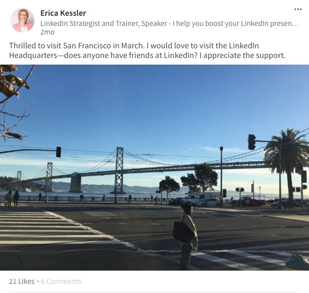 How My Network Helped Me Get a Tour At LinkedIn in San Francisco